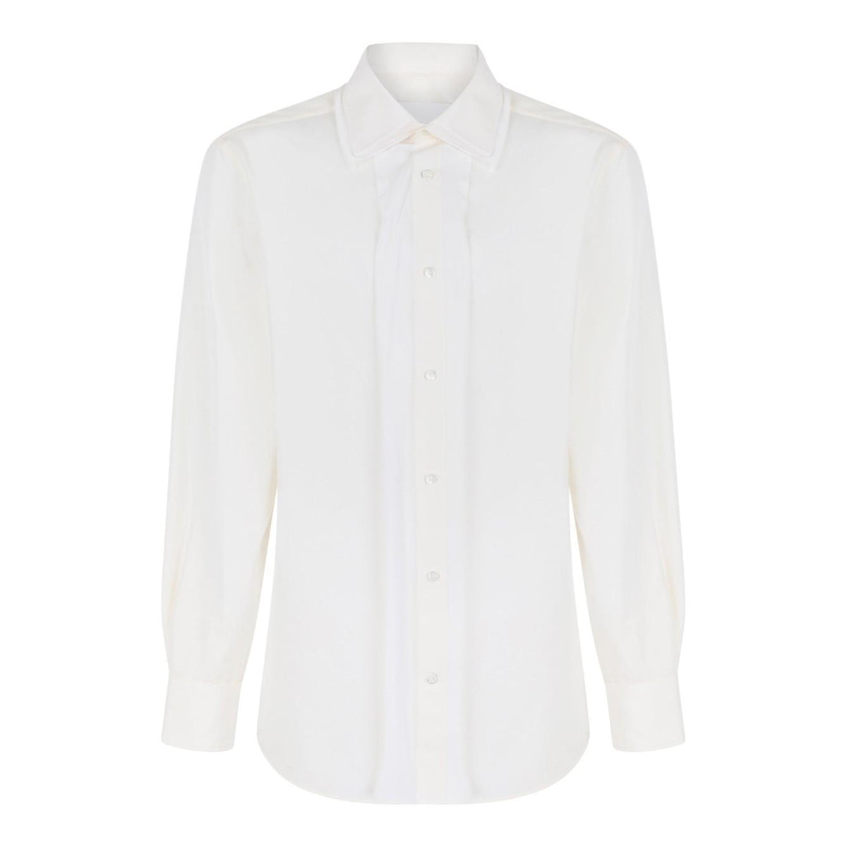 Maison Margiela White Cotton Long Sleeve Shirt