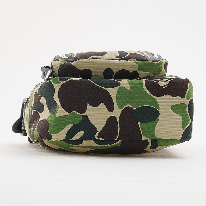 BAPE Men’s ABC Camo Shark Mini Crossbody Bag Green