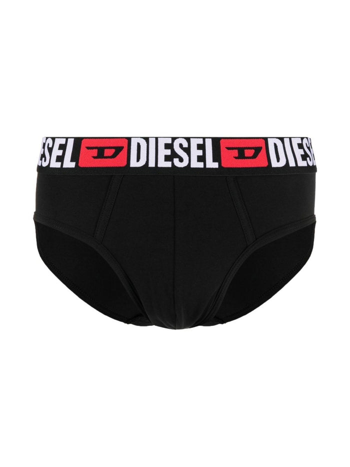 DIESEL Men’s UMBRANDRE 3-Pack Underpants Navy Cotton Underwear
