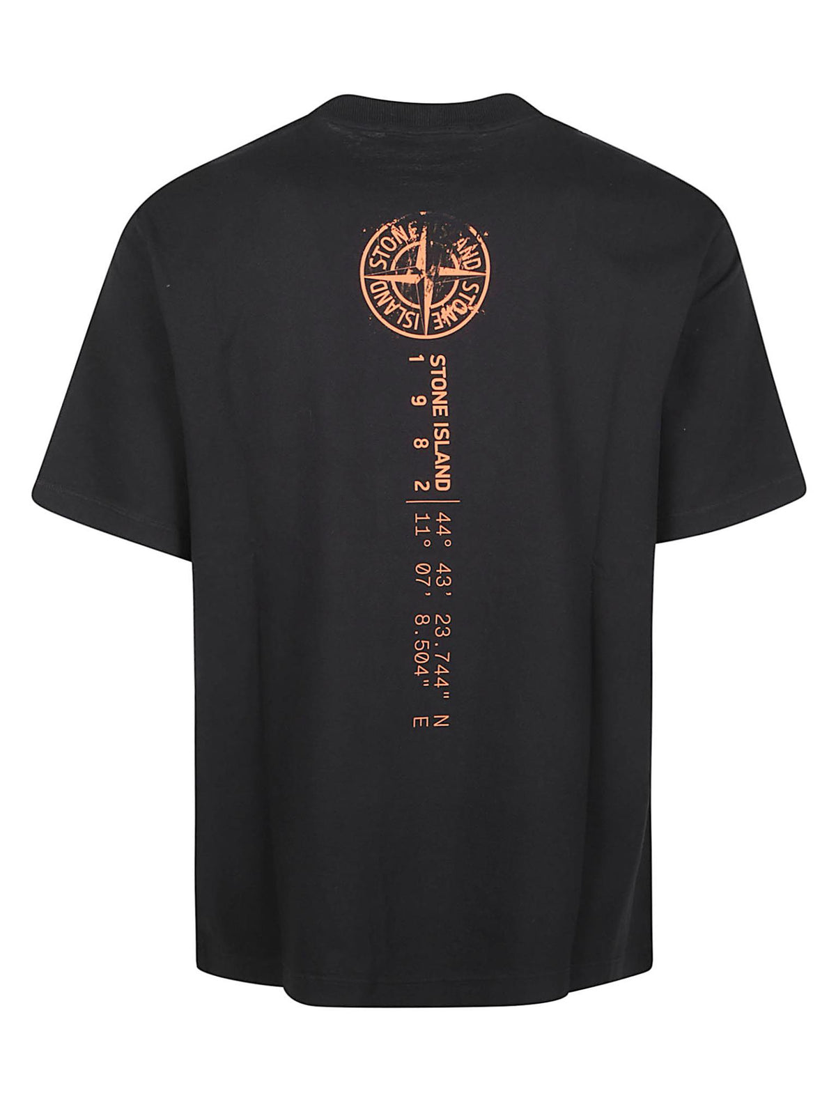 STONE ISLAND Short Sleeve T-Shirt Men’s Cotton Crewneck Navy