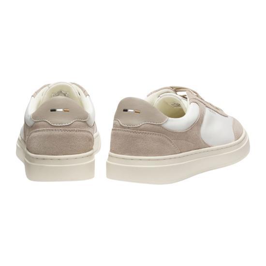 HUGO BOSS Leather Low-Top Sneakers for Men 50567947 122 OPEN WHITE DOM