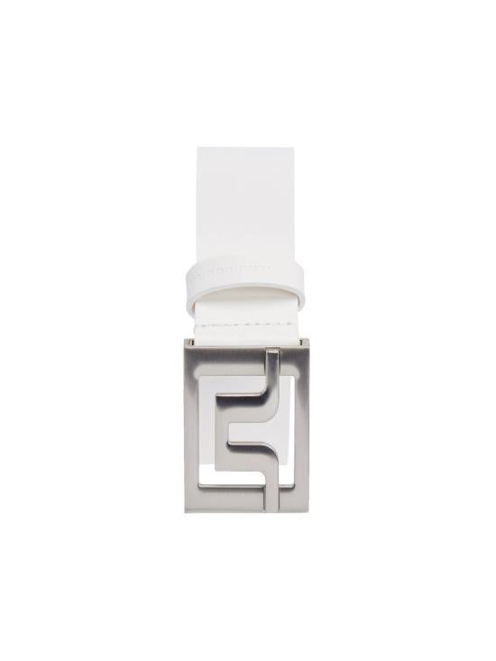 J LINDEBERG Leather Belt STUF9311281010000 WHITE DOM