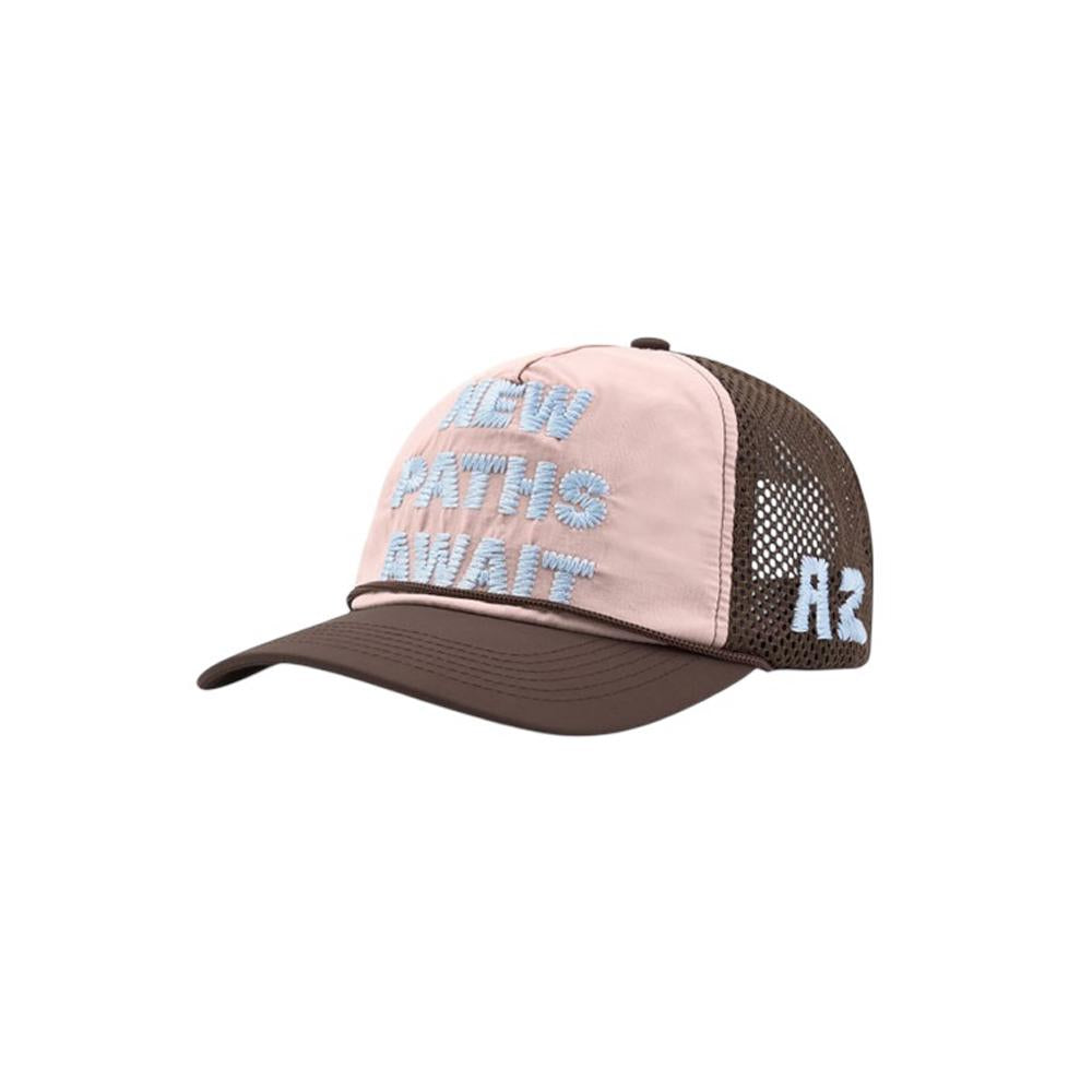 Woods Beige Alex Jono x Woods New Pass Await Trucker Hat Unisex