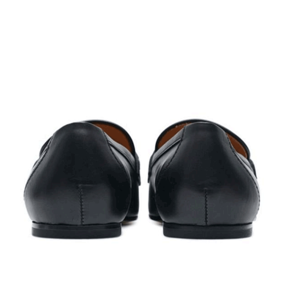 Tods Tassel Leather Loafers Women’s Black XXW79A0HG00RBX B999