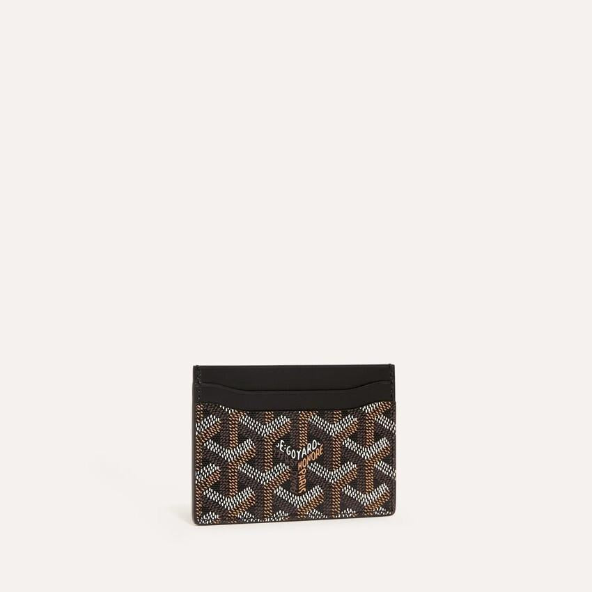 GOYARD Black Saint Sulpice Women's Card Holder Wallet