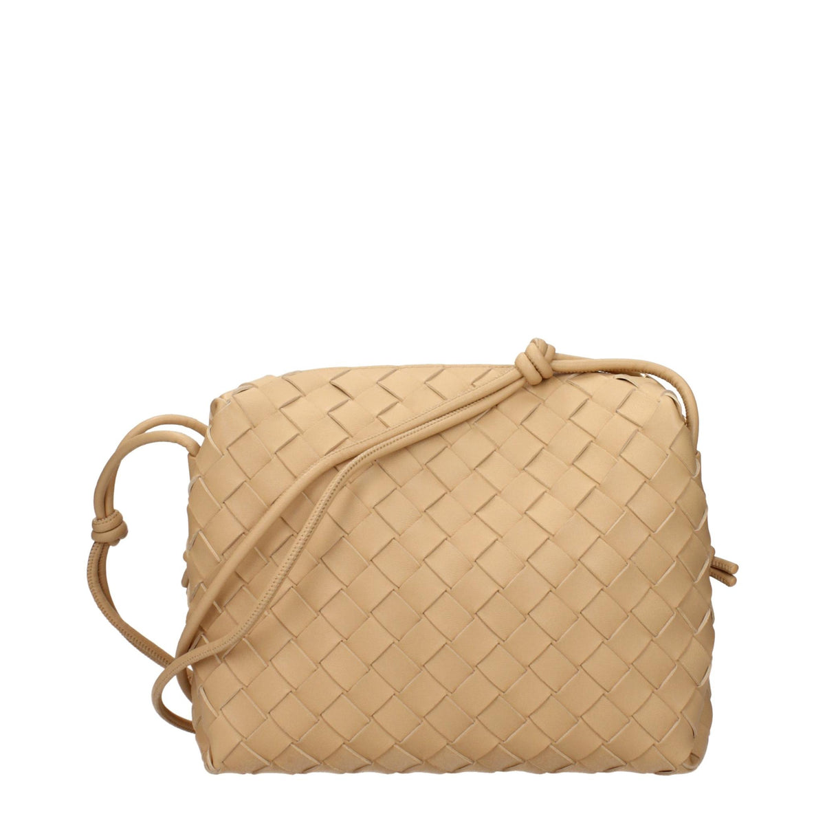 Bottega Veneta Leather Crossbody Bag Black