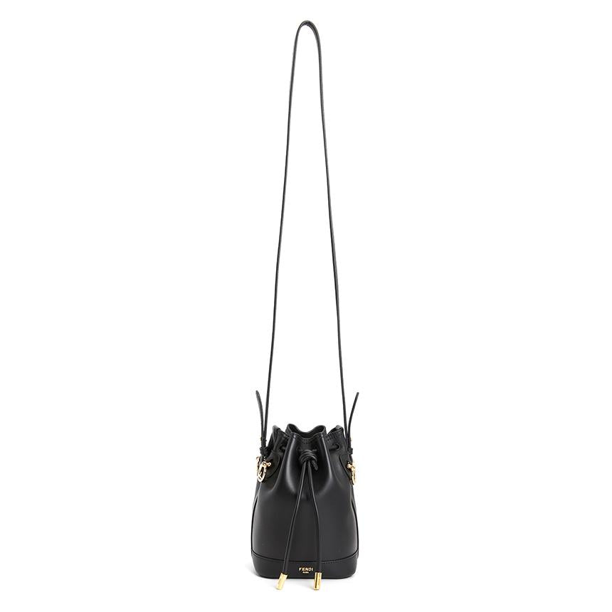 FENDI Mon Tresor Women’s Leather Bucket Shoulder Bag 8BS109 AYJ1 F0KUR