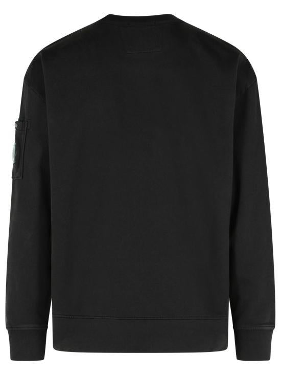 CP Company Black Long Sleeve Sweatshirt 19CMSS058A 006372G999
