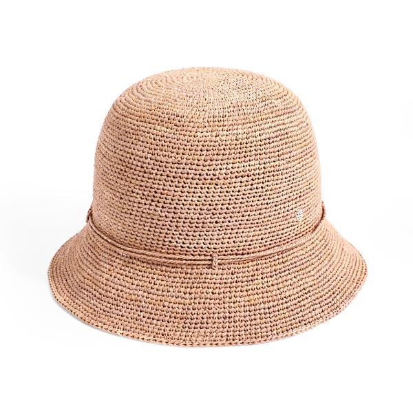 HELEN KAMINSKI Villa 6 Nouga Metal Logo Cloche Bucket Hat Women HAT50136 NU