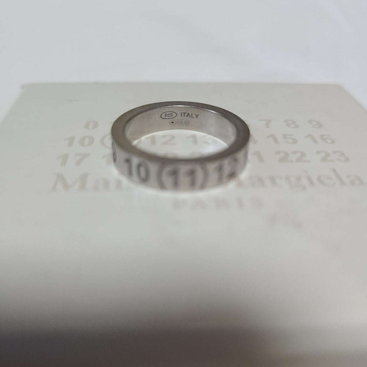 Maison Margiela Numerical Silver Ring Unisex Jewelry SI8UQ0001 SV0129 951