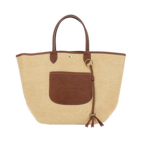 Longchamp Le Pliage Collection L Basket Tote Bag Brown 10308 HGK 035