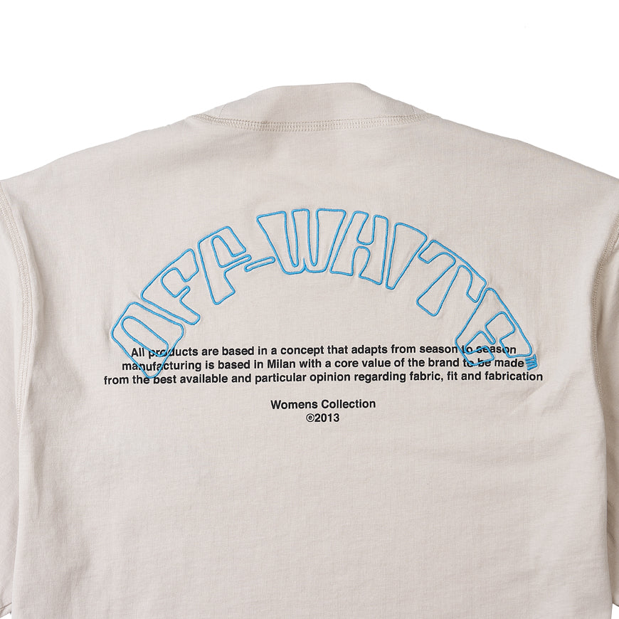 OFF WHITE Butterfly Logo Short Sleeve T-Shirt for Women