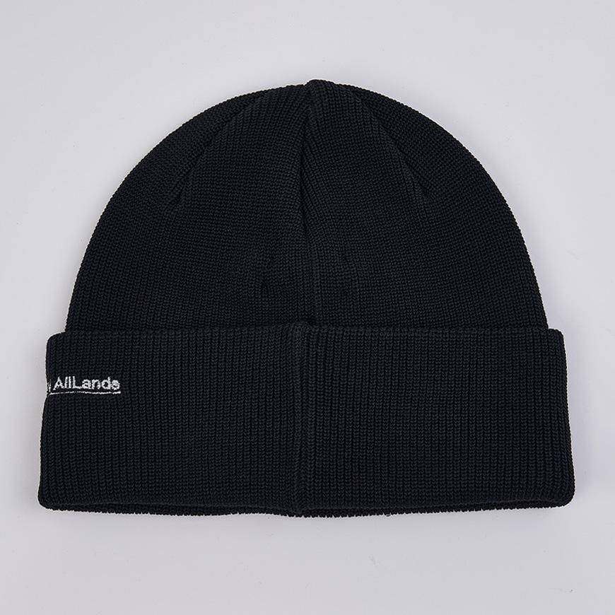 nanamica Unisex Knit Beanie Cap S25FP017E K