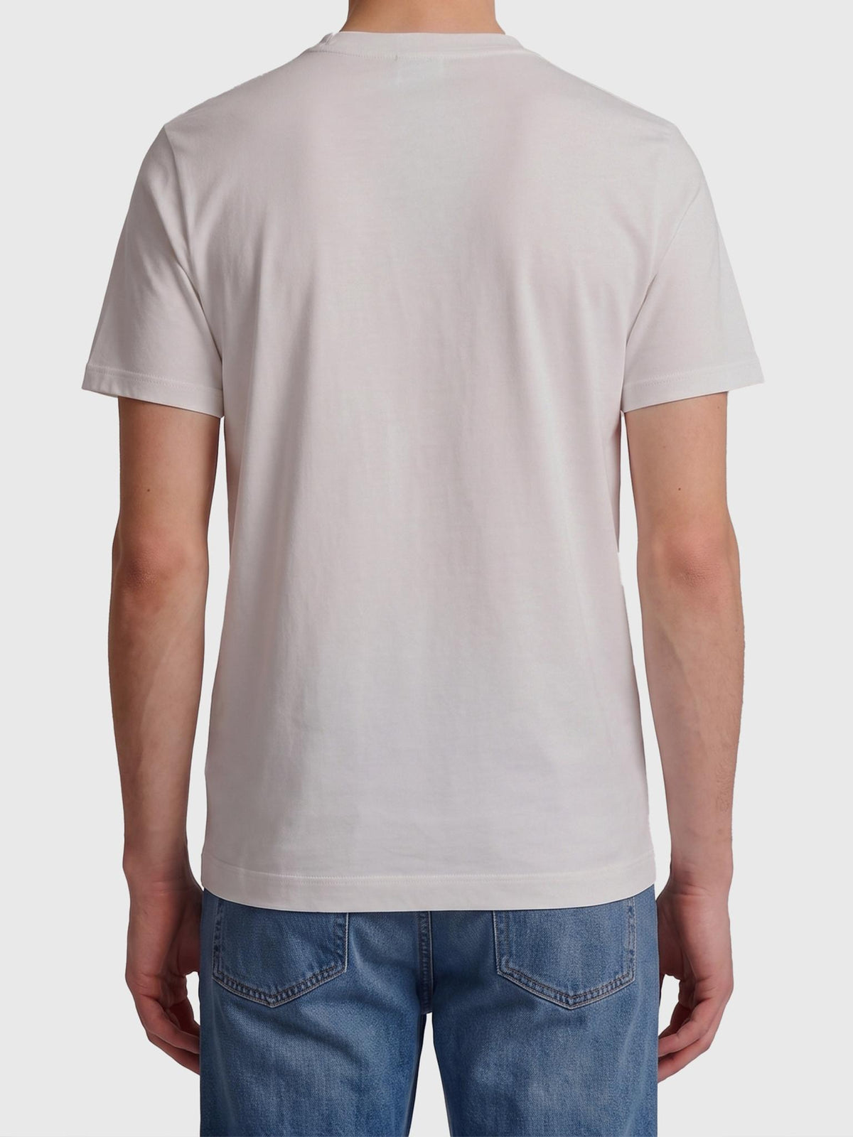 Moncler Short Sleeve Cotton T-Shirt White Men’s