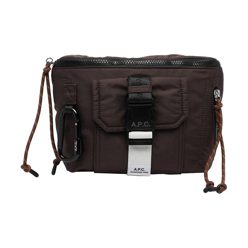 A.P.C. Trek Nylon Waist Bag Hip Pack Black