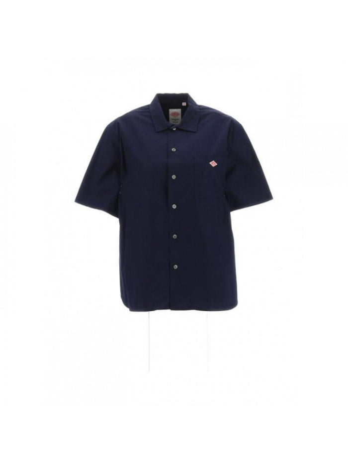 DANTON Cotton Poplin Work Shirt Navy DTB0049 CPL
