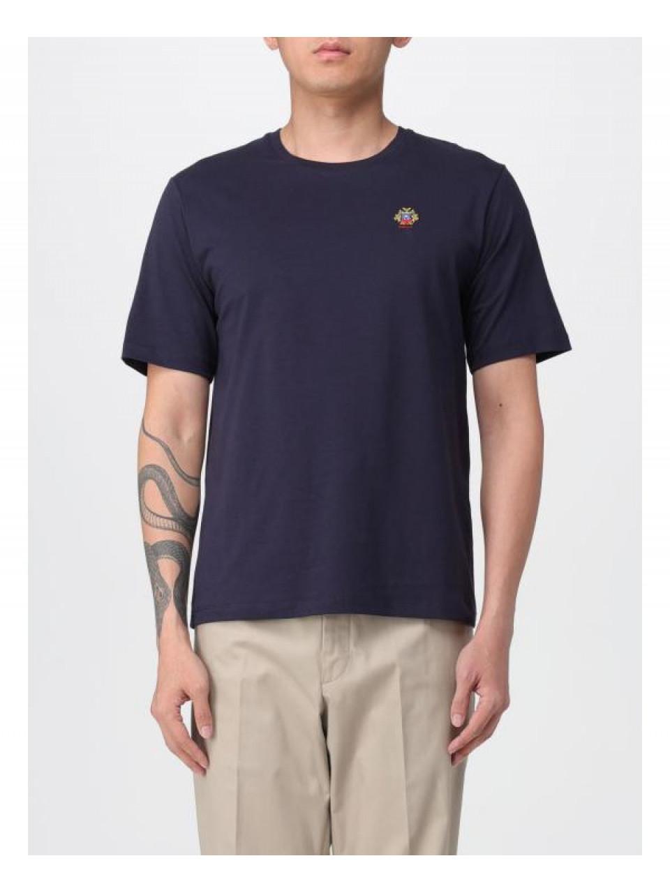 BALLY Crest Logo Cotton Short Sleeve T-Shirt