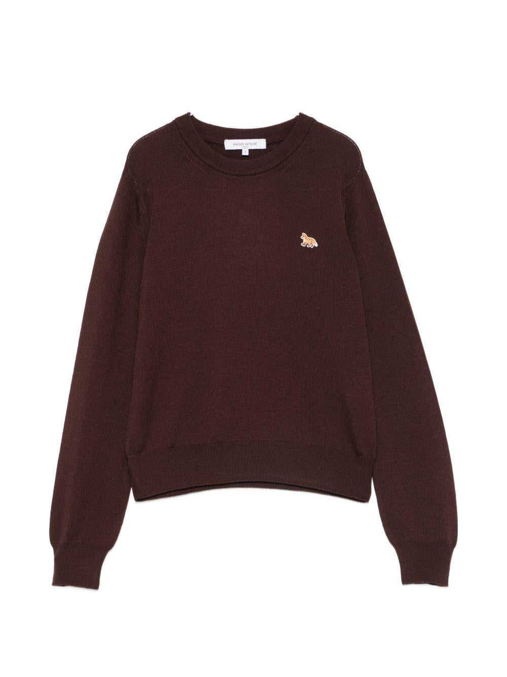Maison Kitsune Wool Blend Crewneck Knit Sweater Women’s FW26