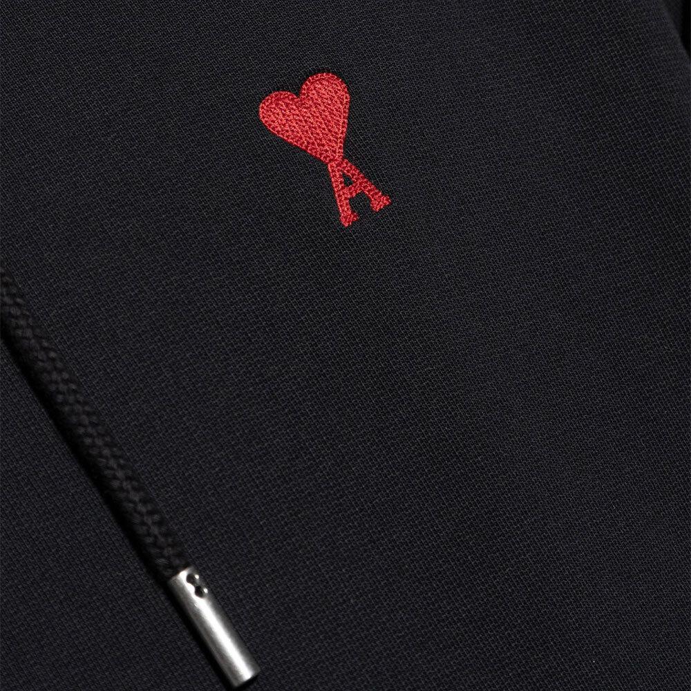 AMI Unisex Heart Logo Hoodie Sweatshirt BBFUSW235 730 001