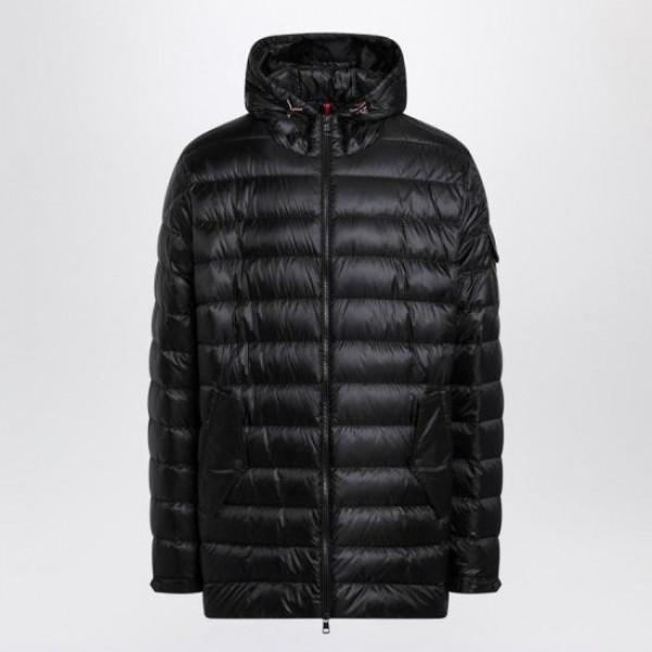 Moncler Oahu Hooded Mid-Length Down Parka Jacket