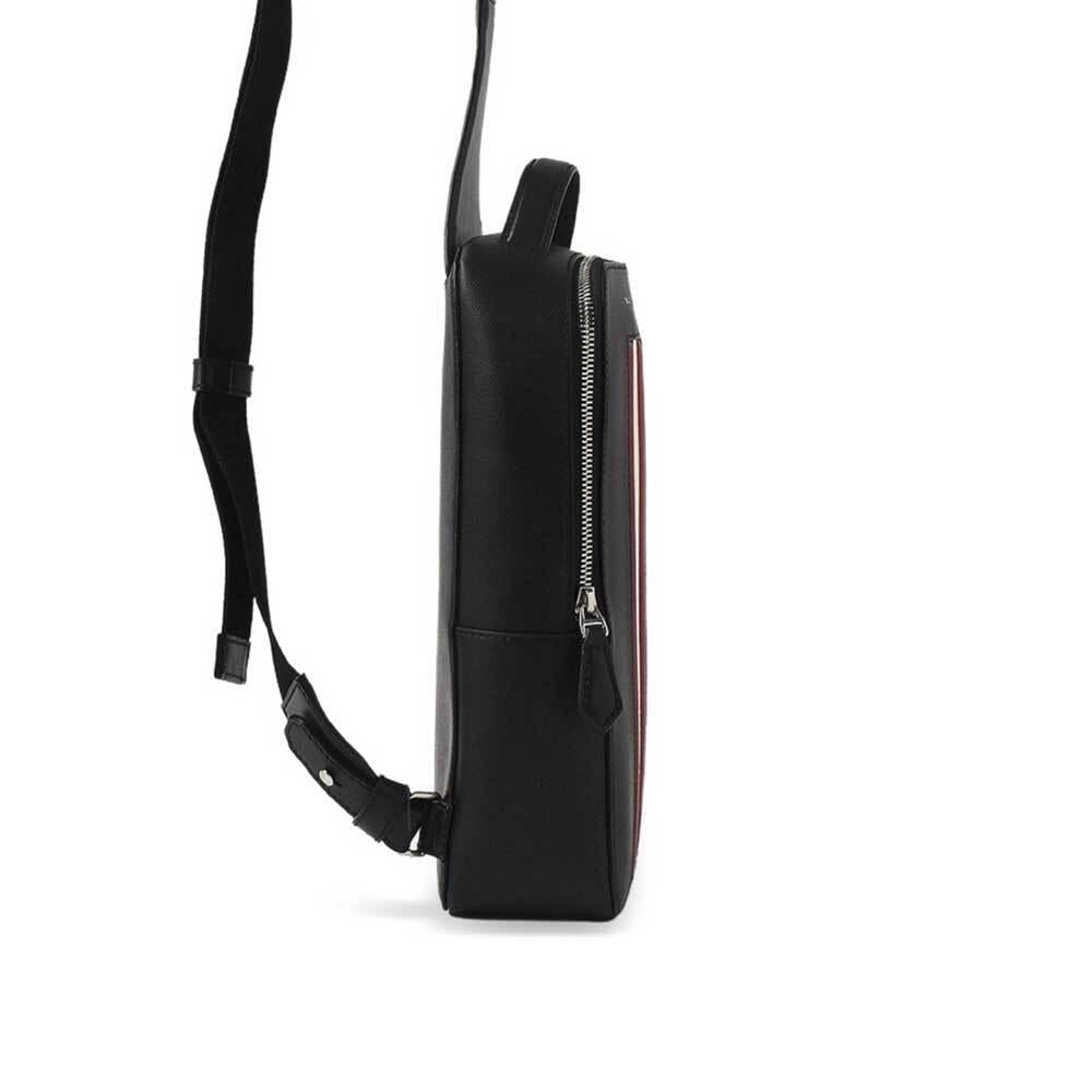 BALLY Men’s Sling Bag Black Crossbody Pack 6308465 I946P