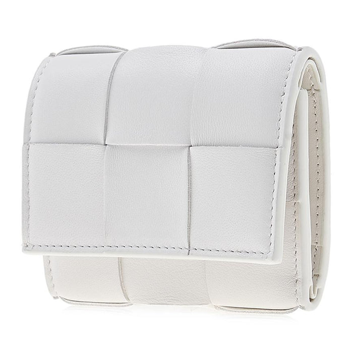 Bottega Veneta Intrecciato Leather Small Bifold Wallet Black