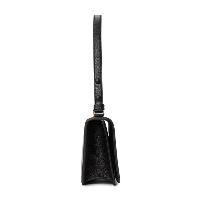 VALENTINO Black Leather Shoulder Bag for Women