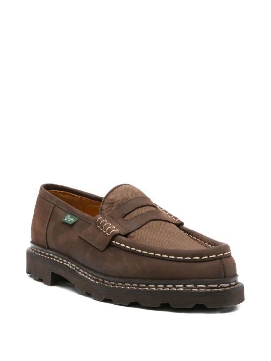 PARABOOT Leather Loafer GRINGO DOM Black Men's Shoes