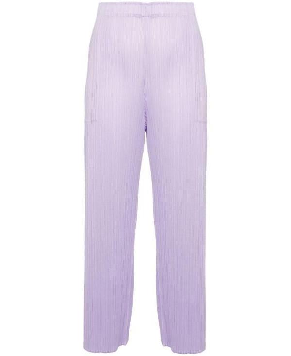 Issey Miyake Pleats Please Monthly Colors April Straight Pants Navy PP46 JF145