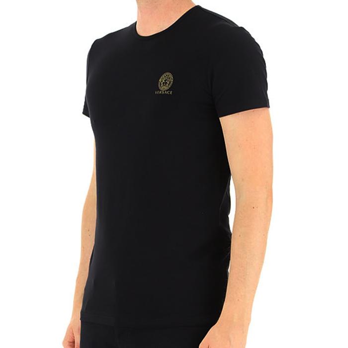 Versace Men’s 2-Pack Under T-Shirt Short Sleeve AU10193 1A10011 A1008