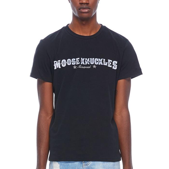 Moose Knuckles Black Short Sleeve T-Shirt Men’s
