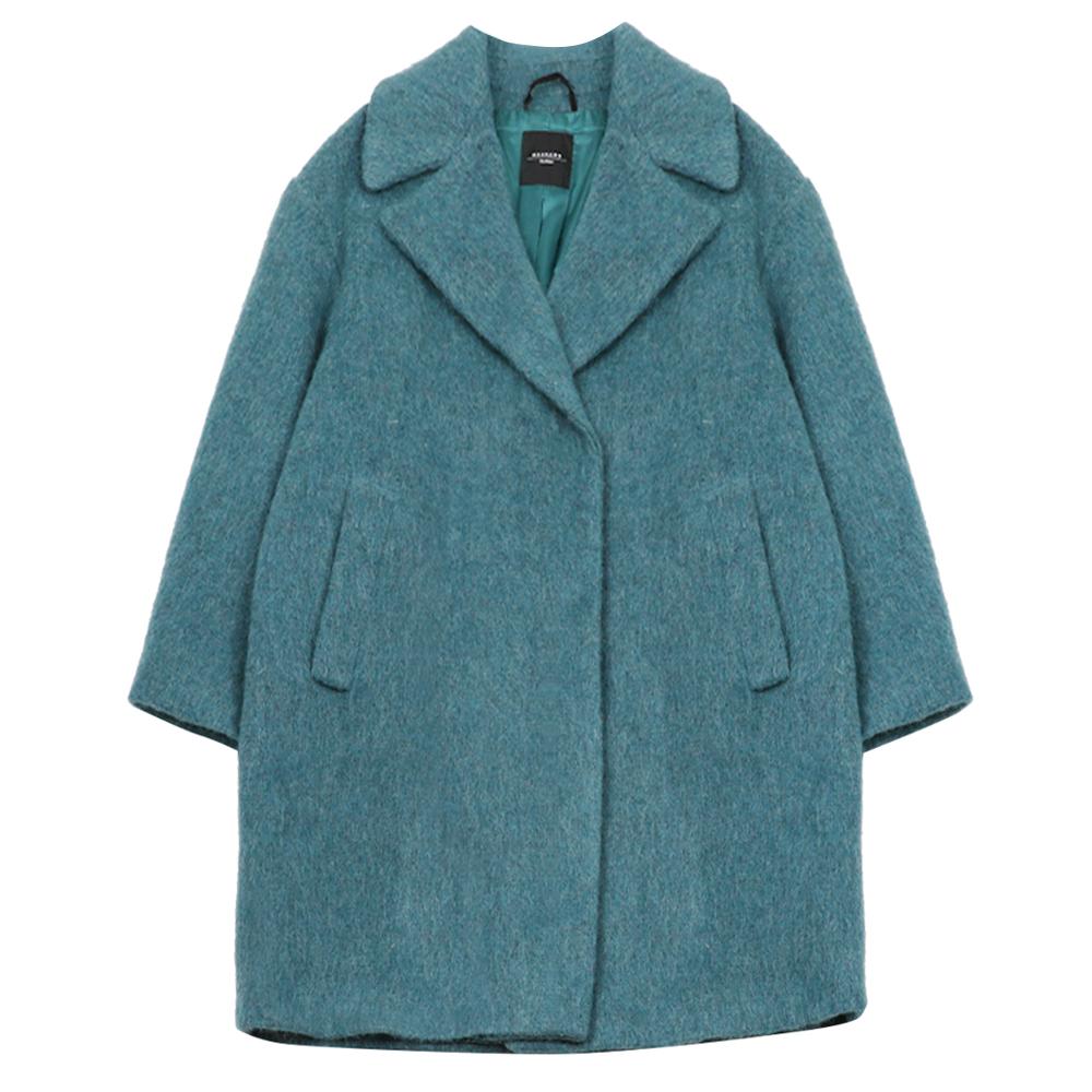 Max Mara Weekend wool alpaca mohair couture coat RADA 008