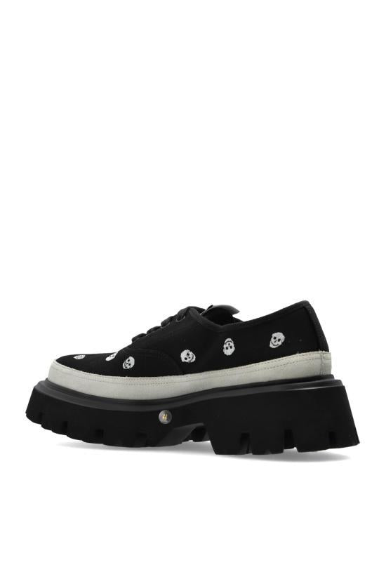 Alexander Mcqueen Men's Sneakers 866905 W4ADO 1945 BLACK WHITE DOM