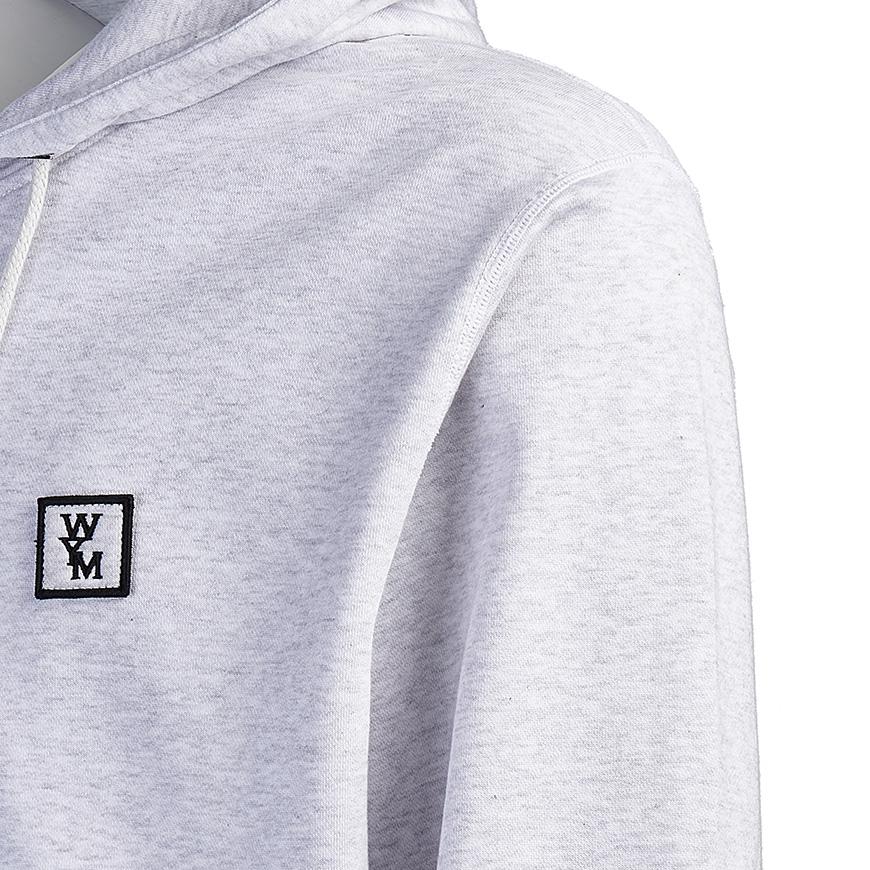 WOOYOUNGMI Men’s Back Logo Zip-Up Hoodie W243TS47 740G