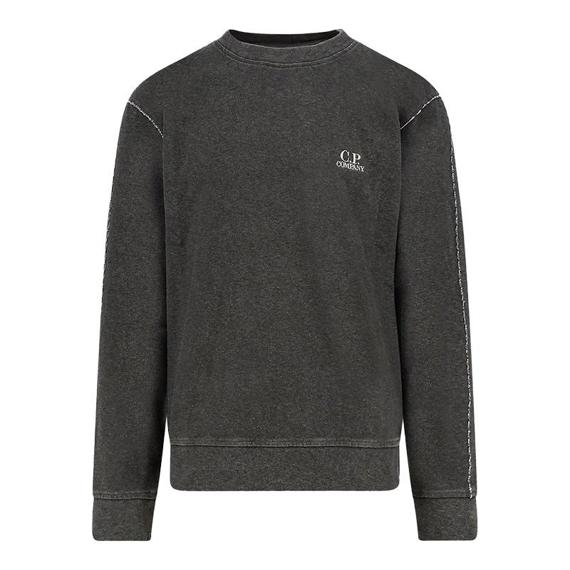 CP Company Heavy Jersey Mens Sweatshirt Gray