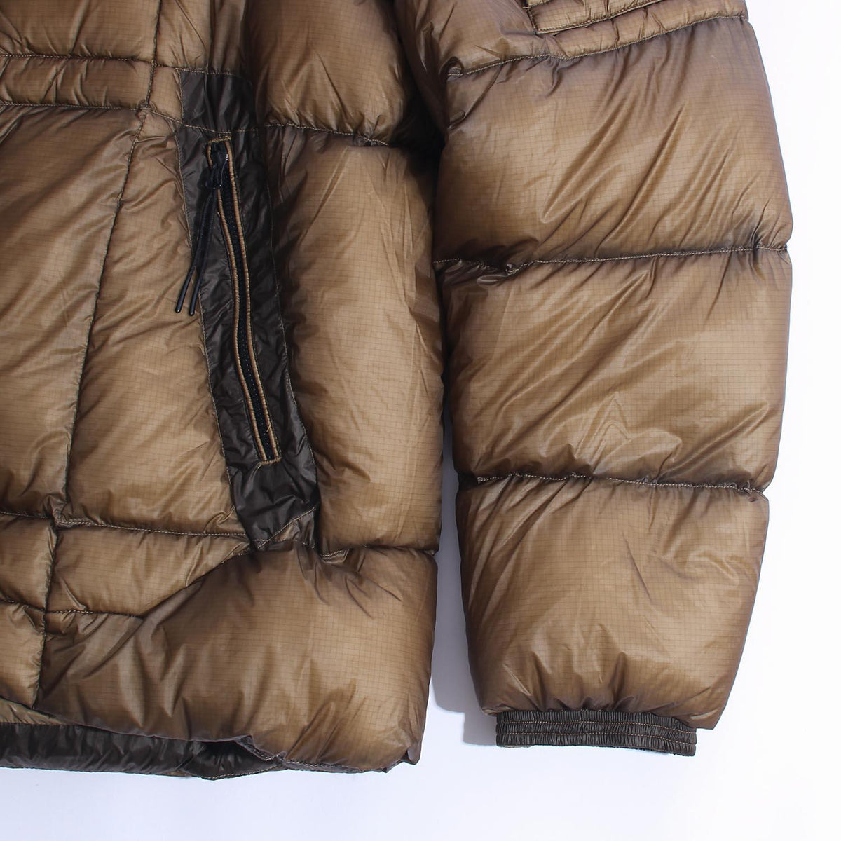 CP Company DD Shell Hooded Down Puffer Jacket Beige Men