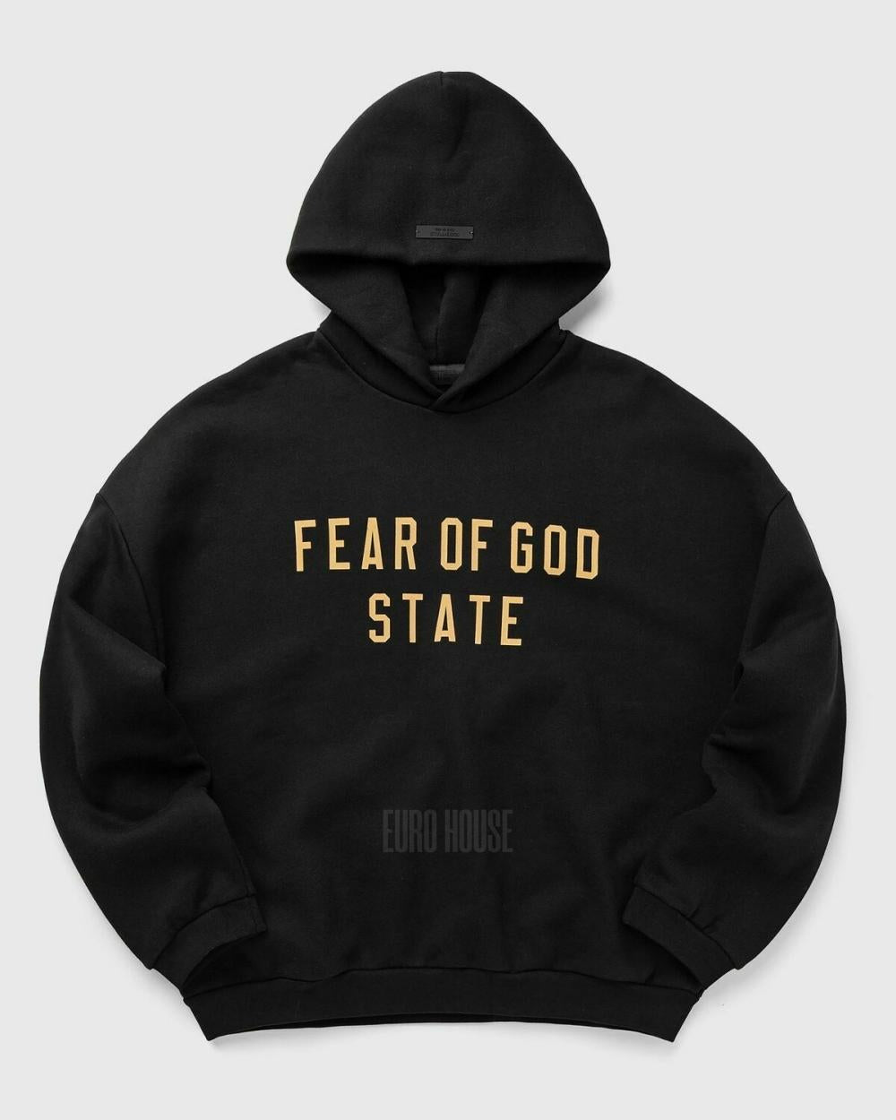 Fear of God Essentials Fleece State Hoodie Black 192BT246250F