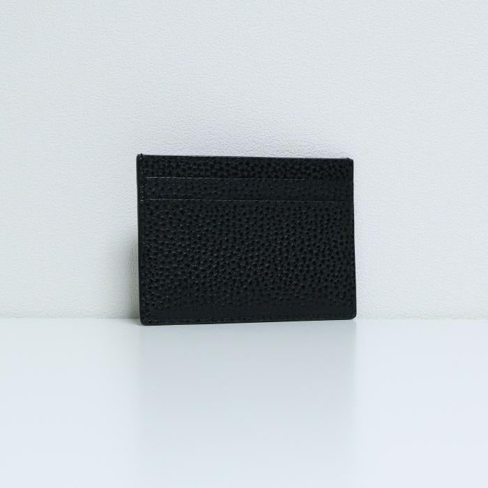 Saint Laurent Cassandra Black Leather Card Holder