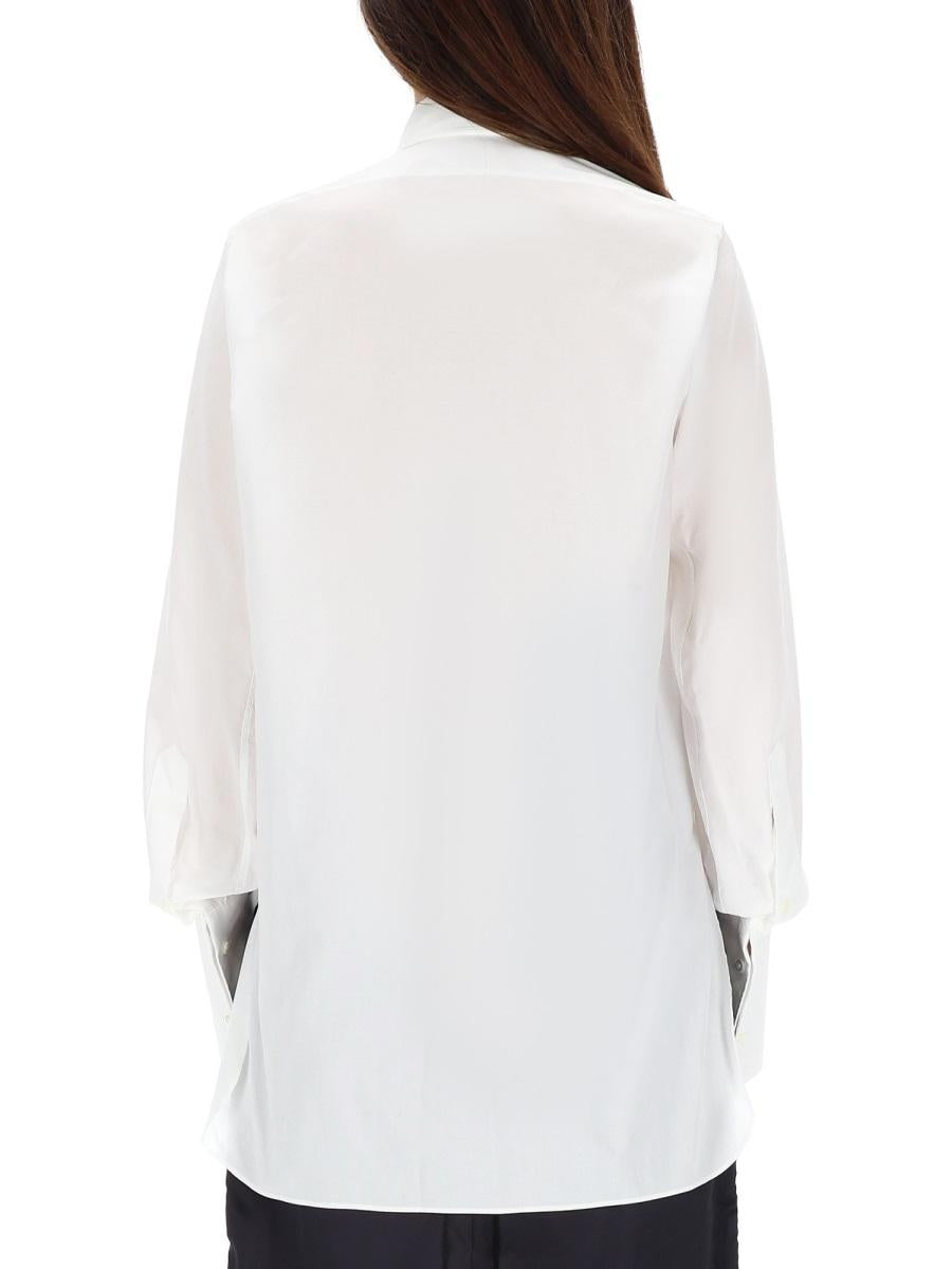 Maison Margiela Long Sleeve Shirt White Cotton Womens