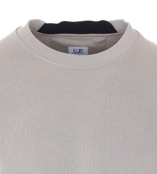 CP Company Diagonal Raised Fleece Crewneck Lens Sweatshirt 20CM SS713