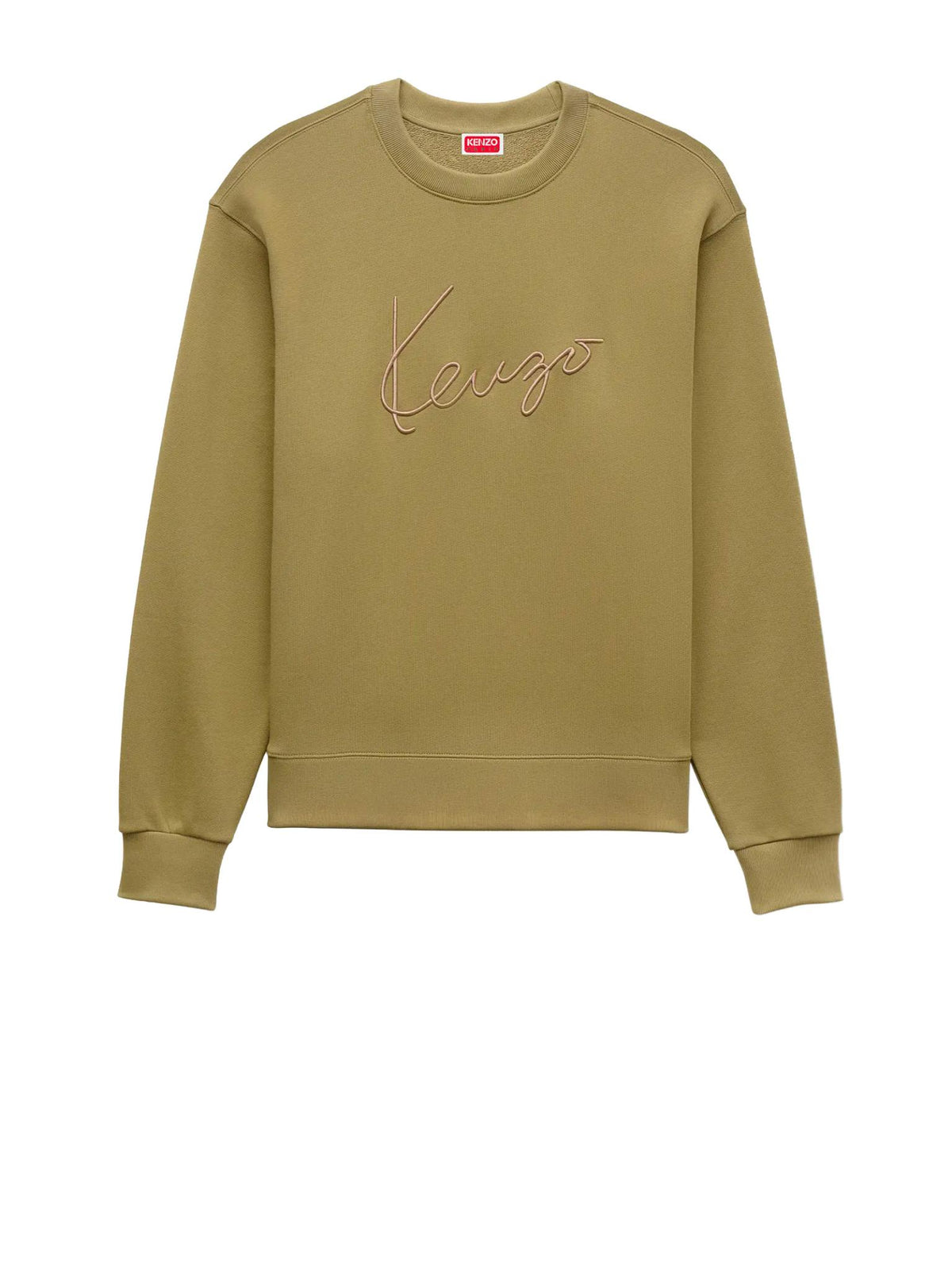 KENZO Logo Print Cotton Sweatshirt for Men