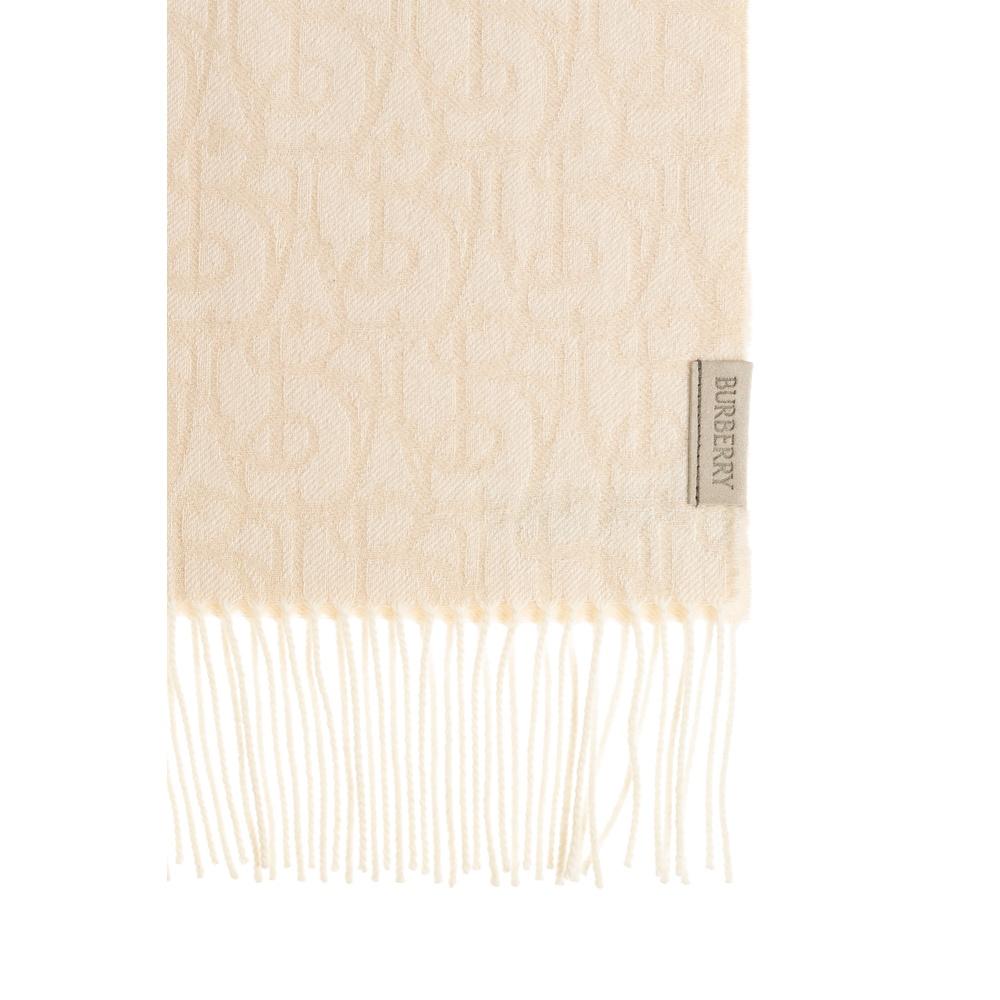 BURBERRY Cashmere Scarf Muffler Beige Check Women’s Accessory