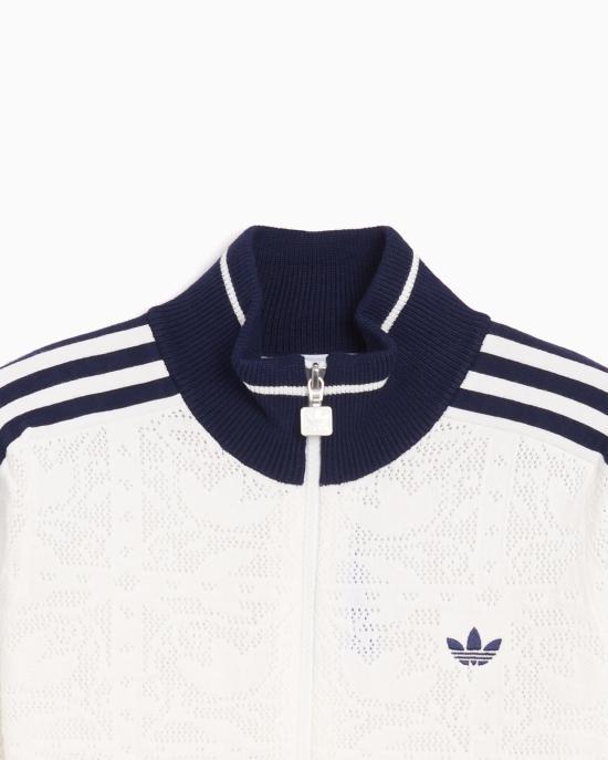 Adidas Women’s Track Jacket KX6899 OFF WHITE NIGHT INDIGO DOM