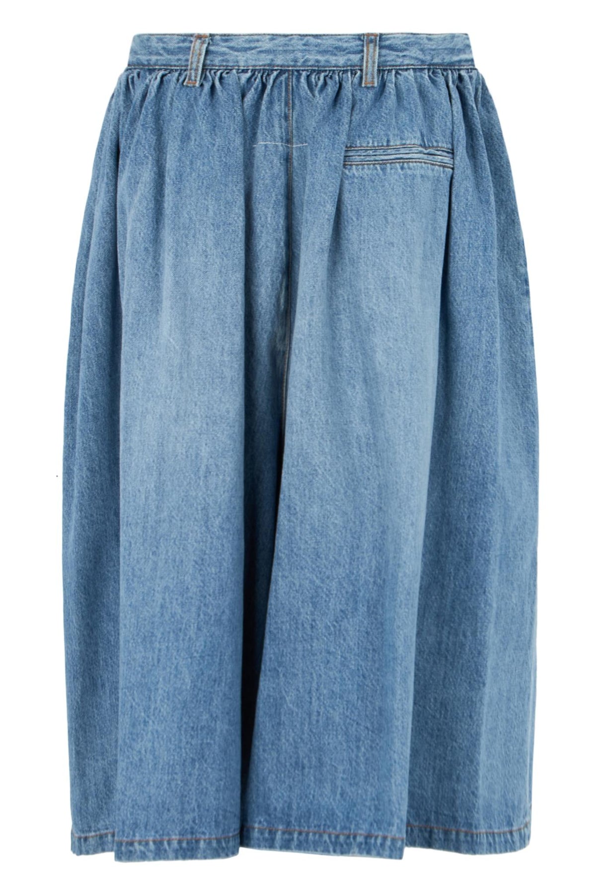 Maison Margiela Beige Cotton Blend High-Waisted Shorts