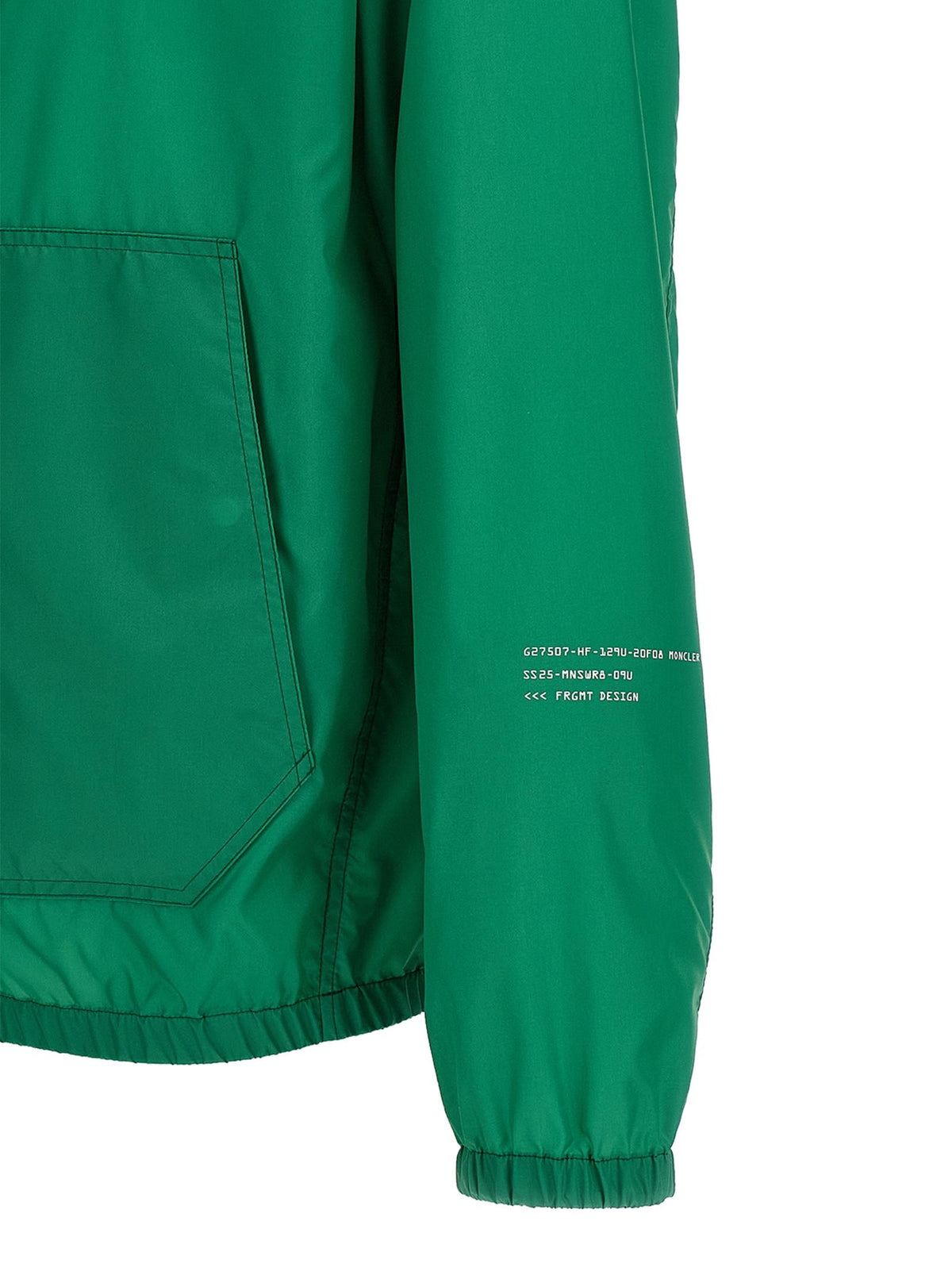 Moncler Nylon Bomber Jacket Black Men's Outerwear