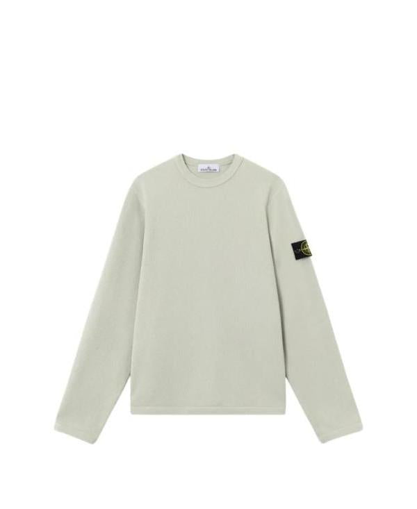 STONE ISLAND Mesh Stitch Organic Cotton Fleece T-Shirt