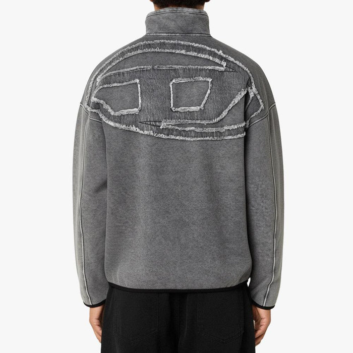 DIESEL Gray SBATYNEW Zip-Up Jacket A194070AJFN 02A