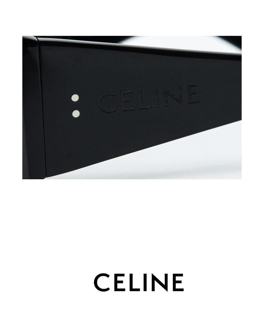 CELINE Monochrome 08 Acetate Sunglasses Unisex Black