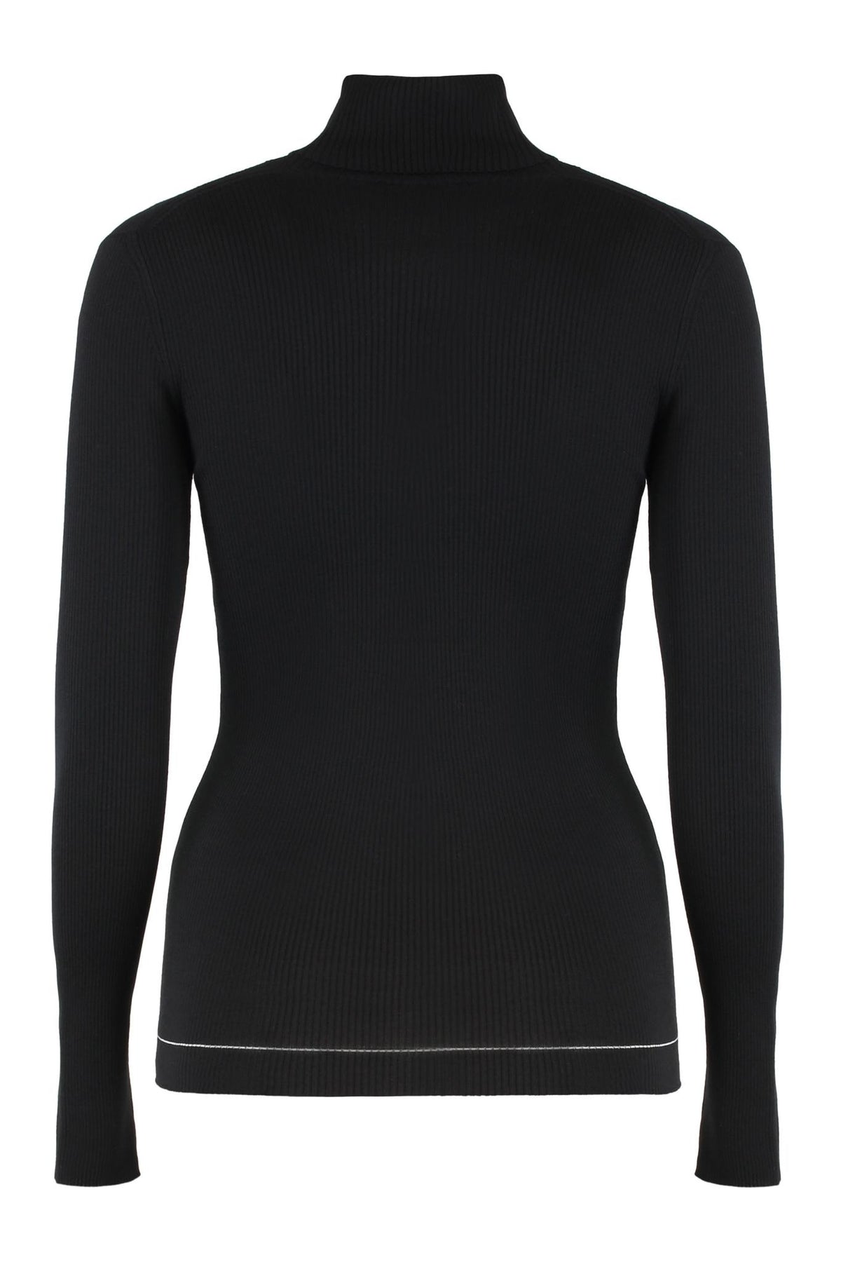 Moncler Black Wool Turtleneck Sweater for Women
