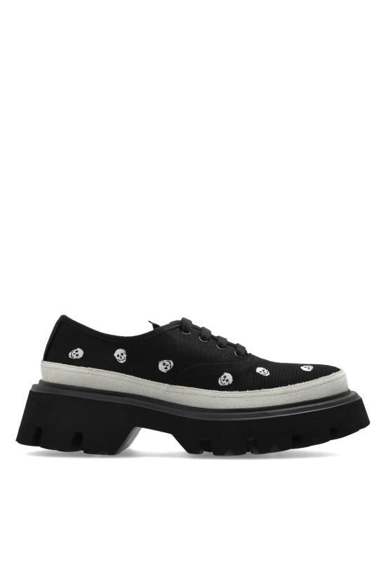 Alexander Mcqueen Men's Sneakers 866905 W4ADO 1945 BLACK WHITE DOM